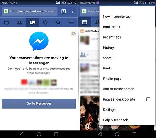 Facebook đang là trình duyệt web phổ biến thứ ba ở Mỹ