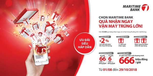 Maritime Bank mừng sinh nhật lần thứ 27 với chương trình ưu đãi 