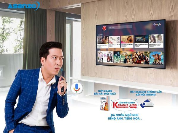 Ra mắt tính năng Voice Search trên Smart TV Asanzo