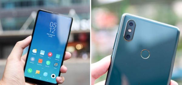 Xiaomi Mi Mix 2S màu xanh ngọc lục bảo