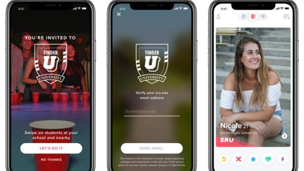 Tinder đang tung ra phiên bản Tinder U dành cho sinh viên