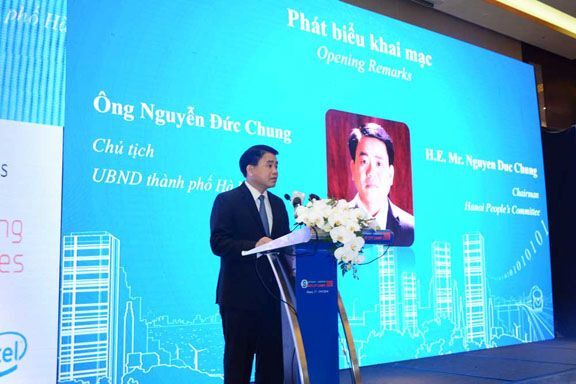 Khai mạc Hội nghị Thượng đỉnh về Thành phố thông minh ASOCIO 2018 - Hà Nội