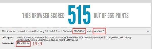 Samsung Galaxy S10 trang bị màn hình tỷ lệ mới