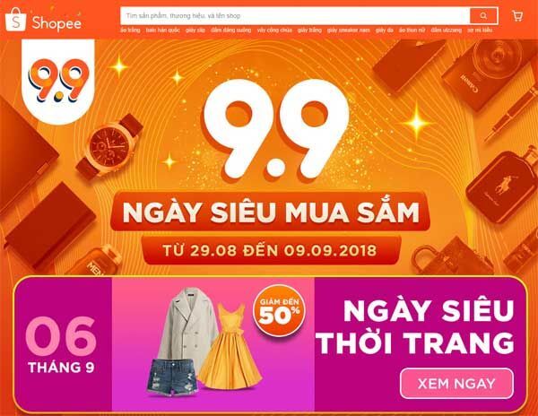 khuyến mãi, thiết bị công nghệ, ưu đãi đặc biệt, Shopee, 9.9 Ngày Siêu Mua Sắm, 