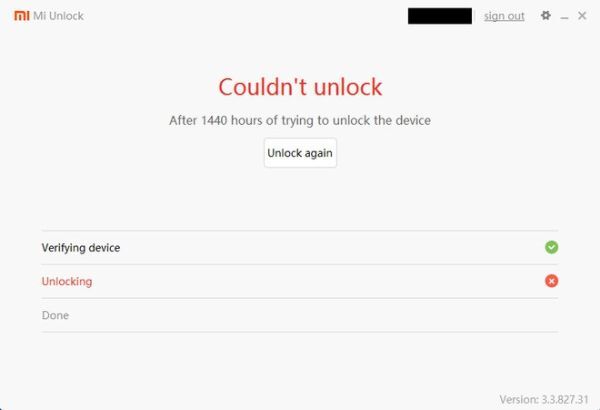Xiaomi nâng thời gian chờ unlock bootloader lên 1.440 giờ.