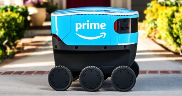 Amazon tung robot giao hàng tự lái mới