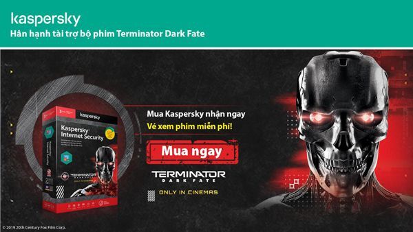 Kaspersky, tặng vé xem phim, 20th Century Fox, 