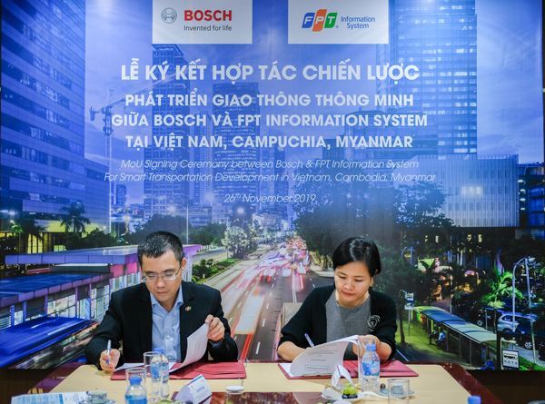 Bosch và FPT IS hợp tác trong mảng Giao thông thông minh