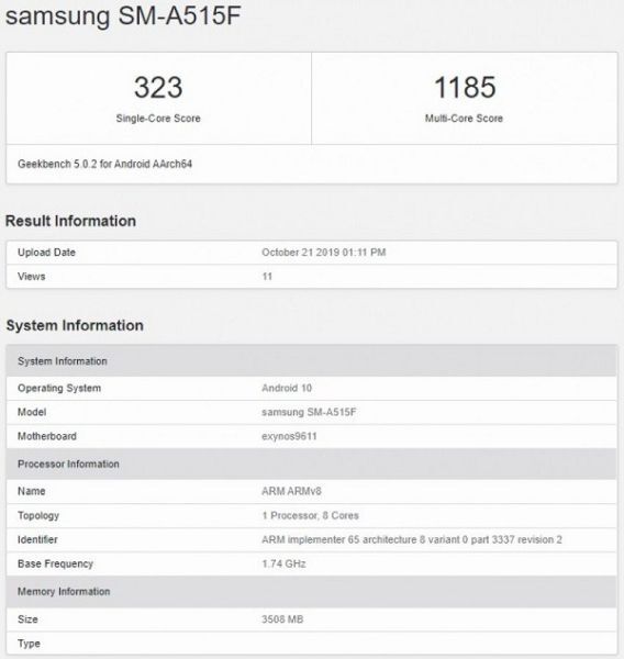 Galaxy A51 lộ diện, 4 camera, cổng âm thanh 3.5mm