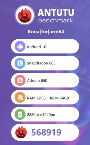 Snapdragon 865 không có đổi thủ trên BXH Antutu