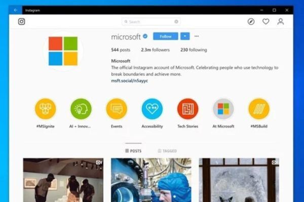 Sẽ sớm có phiên bản ứng dụng web của Instagram cho Windows 10