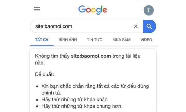 Báo Mới bị Google loại bỏ khỏi kết quả tìm kiếm