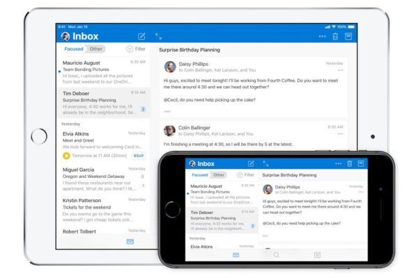 Microsoft ra mắt ứng dụng Outlook mới cho thiết bị iOS