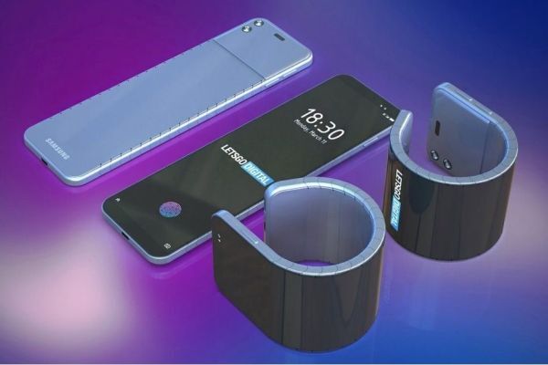 Samsung đang ấp ủ một điện thoại uốn cong đeo tay