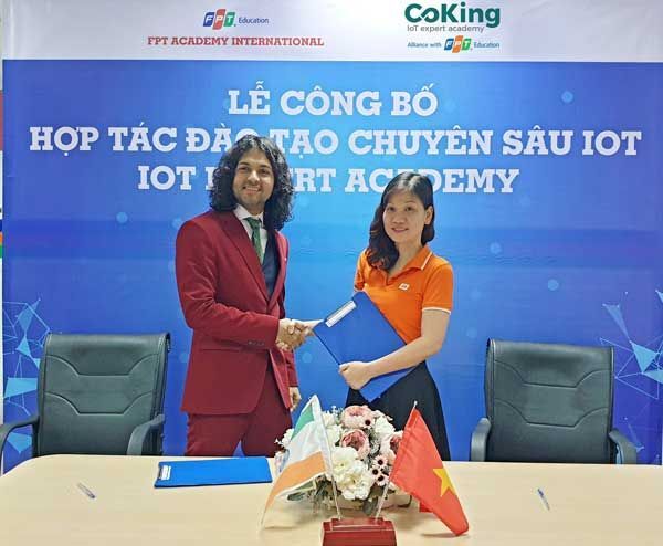  IoT, FPT Education, nhân lực IoT, Học viện IoT, FPT Coking, 