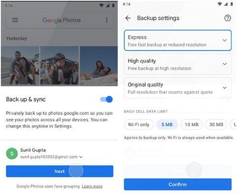 Tùy chọn Express đang được triển khai dần cho Google Photos