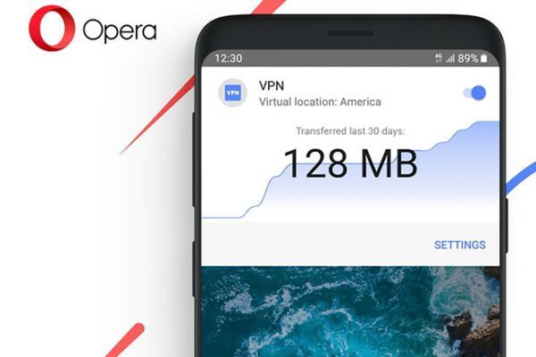 Opera Android được tích hợp công cụ VPN miễn phí