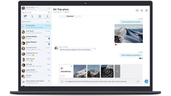 Skype cho xem trước hình ảnh trước khi gửi đi