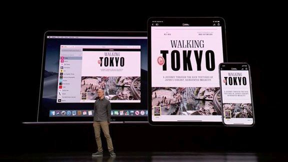Ứng dụng Apple News+ cho phép người sử dụng đọc tin tức từ hơn 300 tạp chí nổi tiếng trên thế giới.