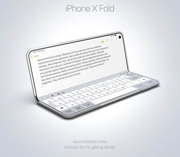 Apple lộ bằng sáng chế chiếc iPhone gập có khả năng tự sưởi ấm