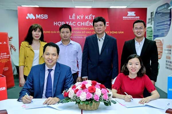  thanh toán trực tuyến, thanh toán điện tử, giải pháp thanh toán, MSB, Khải Hoàn Land, 