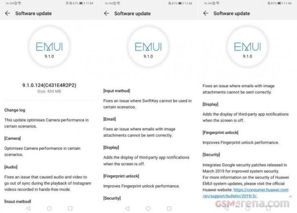 Huawei P30 Pro được nhận bản cập nhật phần mềm mới