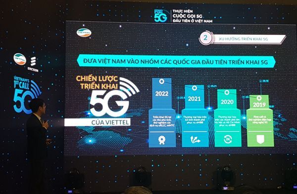 Thử nghiệm thành công cuộc gọi 5G đầu tiên tại Việt Nam