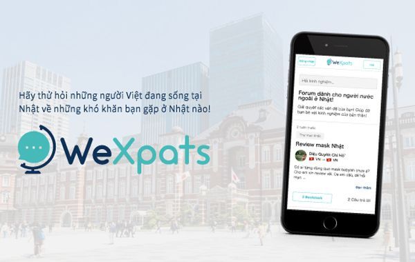 Ra mắt WeXpats - trang cộng đồng dành cho du học, làm việc tại Nhật Bản