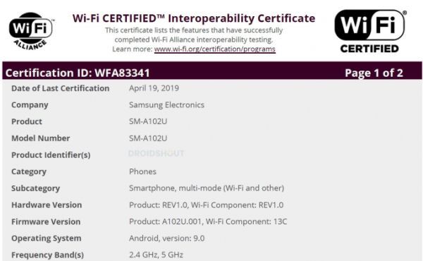 Samsung sắp ra mắt smartphone giá rẻ Galaxy A10e
