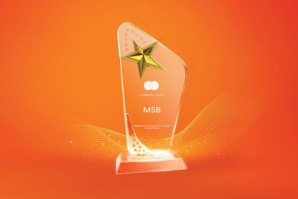MSB thuộc top 3 NH Việt Nam có thẻ thanh toán quốc tế Mastercard tốt nhất 2018