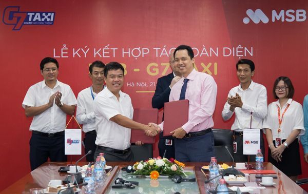  thanh toán không tiếp xúc, MSB, Thanh toán QR code, G7 Taxi, thẻ không tiếp xúc, 
