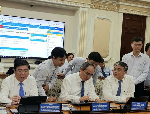  VNPT, cải cách hành chính, Thành phố Hồ Chí Minh, TP.HCM, Hành chính điện tử, VNPT e-Cabinet, 