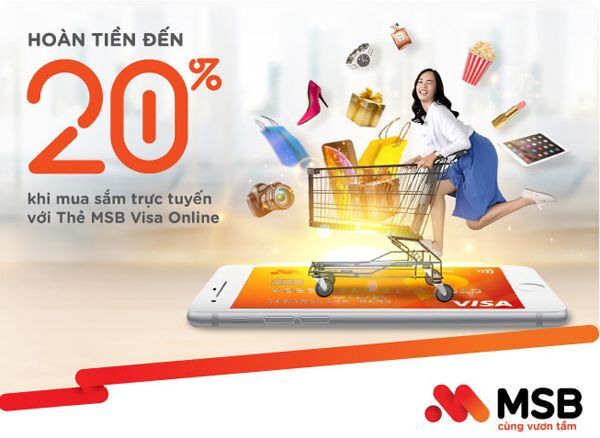 Thẻ tín dụng, MSB, MSB Visa Online,
