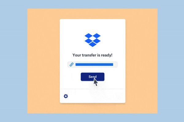 Dropbox Transfer cho phép gửi tập tin lên đến 100 GB