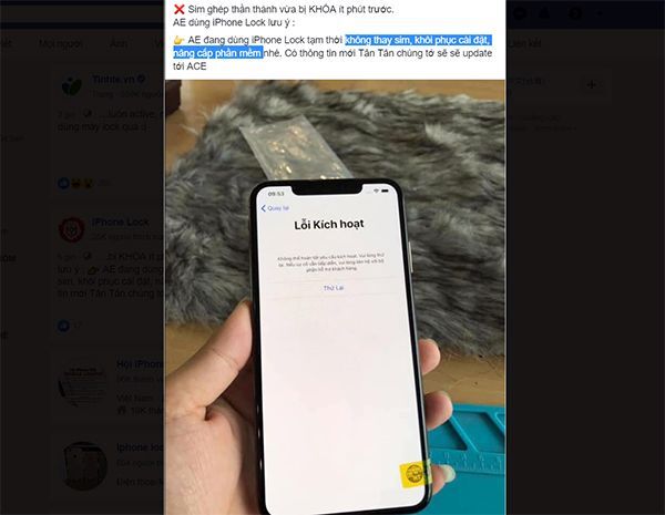 Apple lại khóa mã ICCID