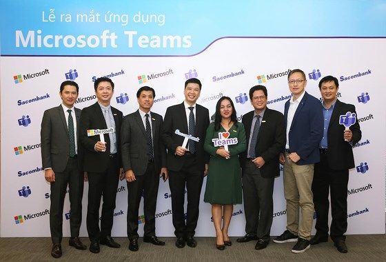 Sacombank ứng dụng Microsoft Teams số hóa môi trường làm việc