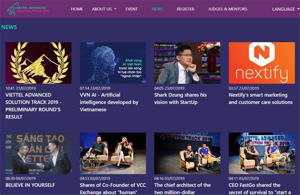 Viettel, Startup, Viettel Advanced Solution Track 2019, VietChallenge, cuộc thi Startup,
