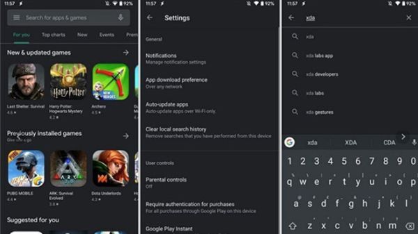 Dark Mode của Play Store khả dụng trên tất cả thiết bị chạy Android 10