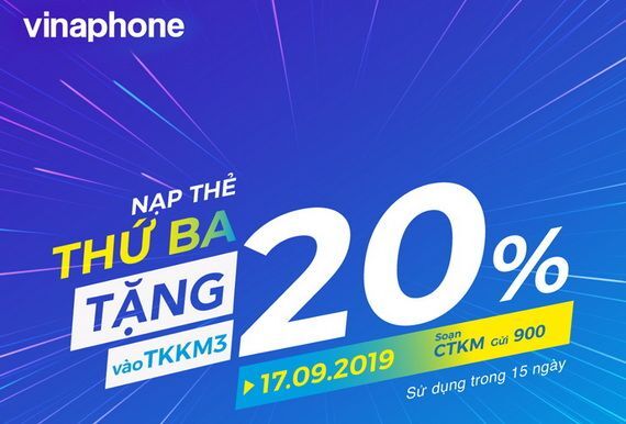 VinaPhone tung ra chương trình khuyến mại kép dành cho các thuê bao trả trước