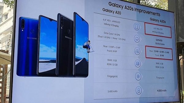 Samsung có kế hoạch bán A20s tại Đông Nam Á từ ngày 21/9