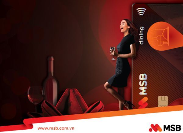 MSB ra mắt thẻ tín dụng hoàn tiền cao nhất trong lĩnh vực ẩm thực