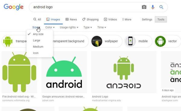Google Images lặng lẽ xóa một số bộ lọc tìm kiếm