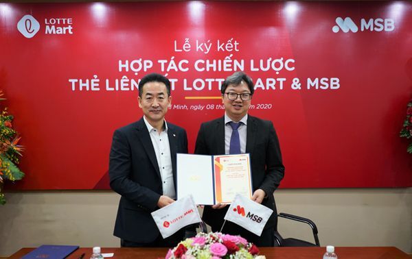 MSB và LOTTE Mart tái ký kết hợp tác, nâng cấp thẻ tín dụng liên kết