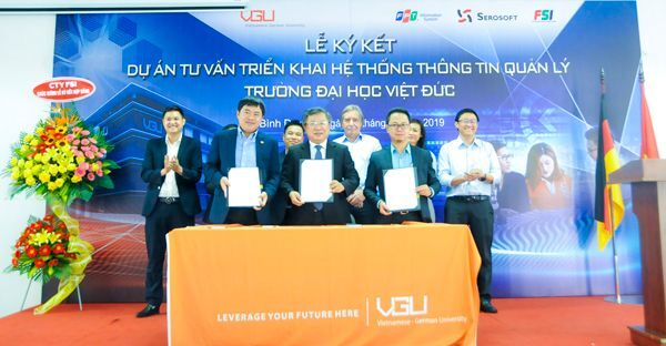 số hóa tài liệu, FPT IS, ứng dụng CNTT trong giáo dục, Đại học Việt Đức, ICMS,
