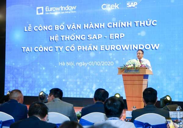 Eurowindow chính thức vận hành hệ thống SAP S/4 HANA