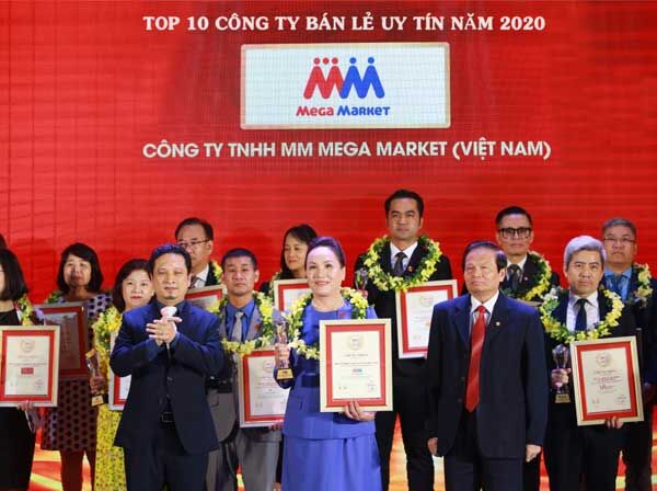 MM Mega Market đứng thứ 3 trong top 10 Công ty bán lẻ uy tín năm 2020