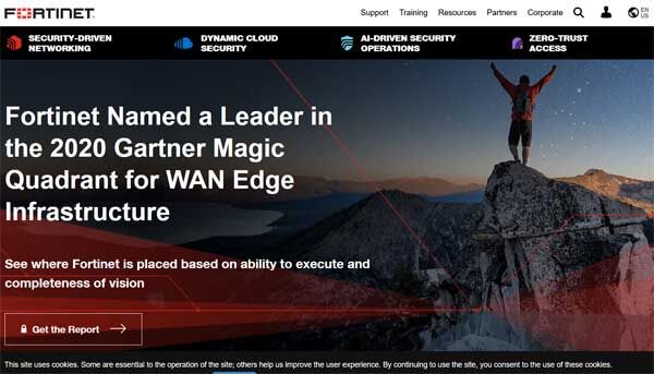 Fortinet lại vào nhóm dẫn đầu Magic Quadrant 2020 của Gartner về WAN Edge