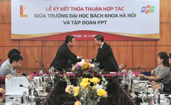 FPT hợp tác với ĐH Bách khoa Hà Nội đào tạo và nghiên cứu công nghệ 4.0