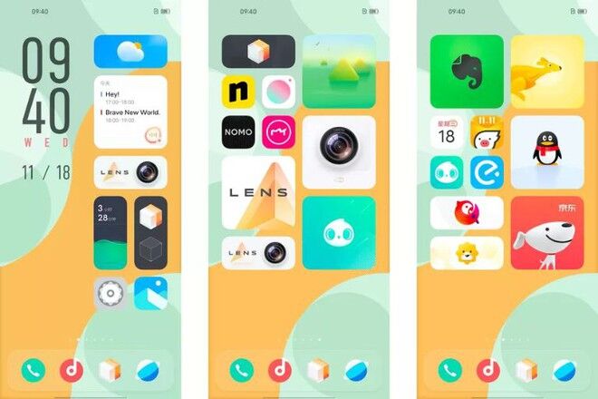 Giao diện OriginOS mang rất nhiều nét giống với iOS 14 của Apple 