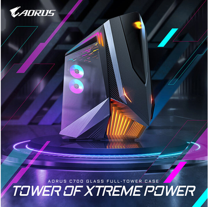 GIGABYTE ra mắt Case Full-Tower mới - AORUS C700 GLASS